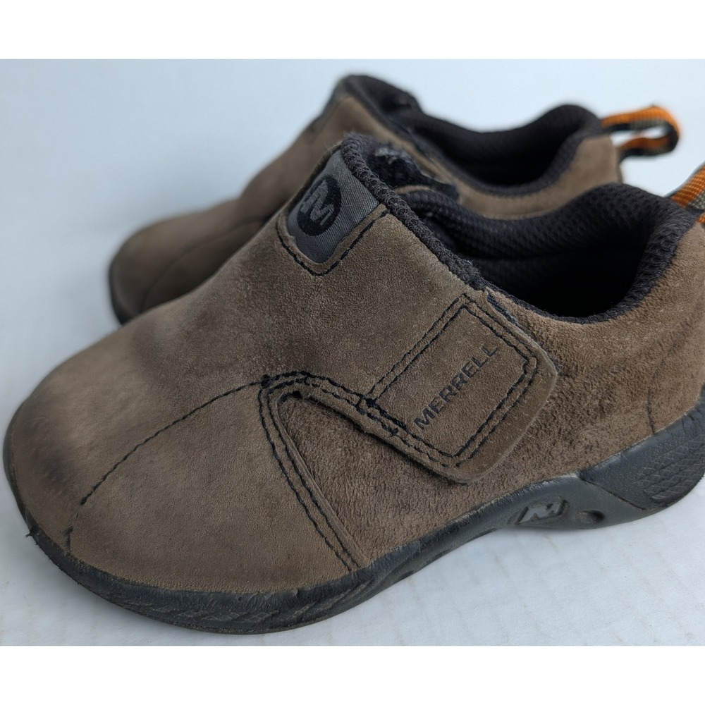 Merrell Gunsmoke Toddler Shoes US 7 EU 24 Brown Suede